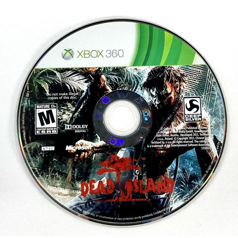 Dead Island Microsoft Xbox 360 Deep Silver 2011 Disc Only Tested
